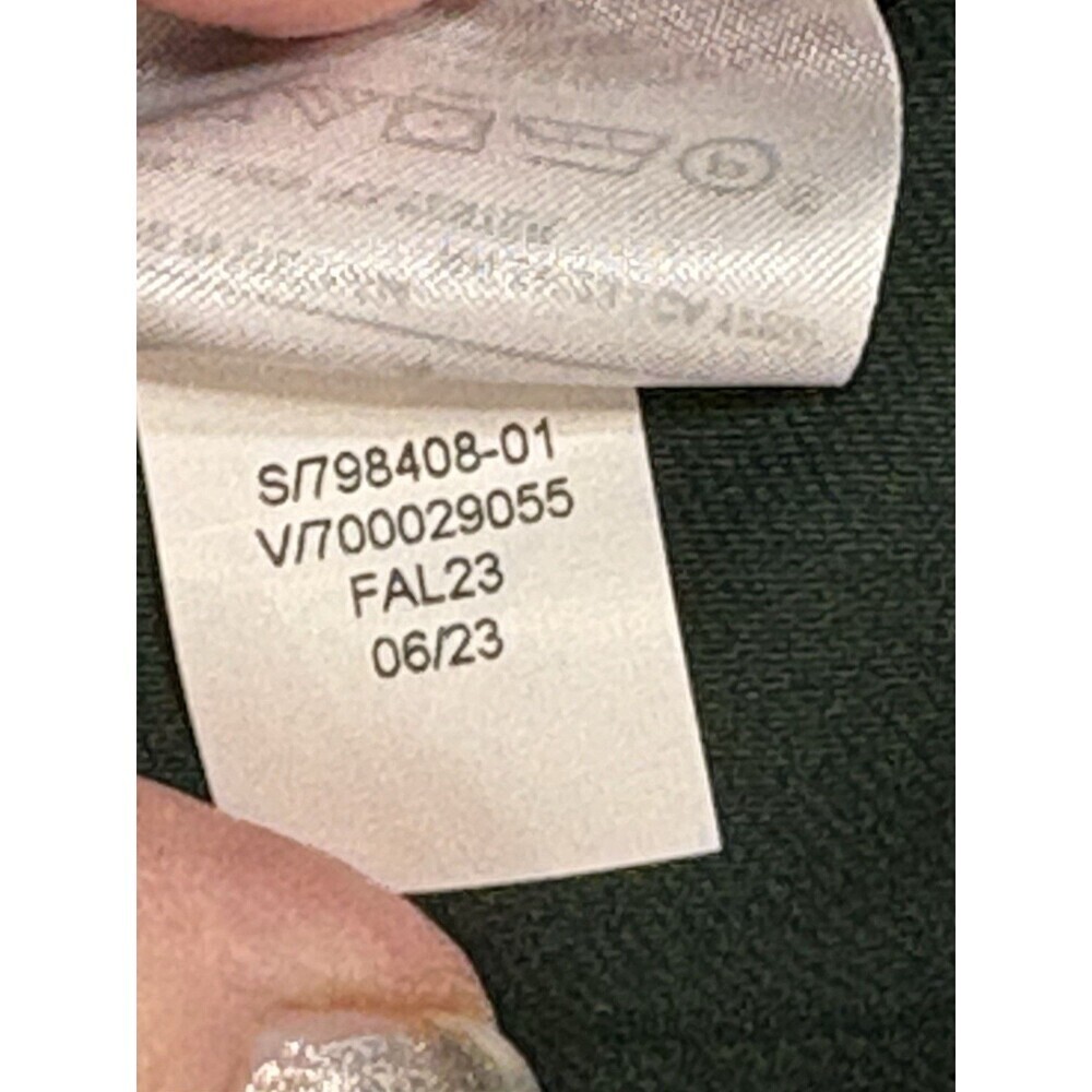 Banana Republic Satin Pleated Midi Skirt Hunter Green Petite 4P New - Picture 9 of 12